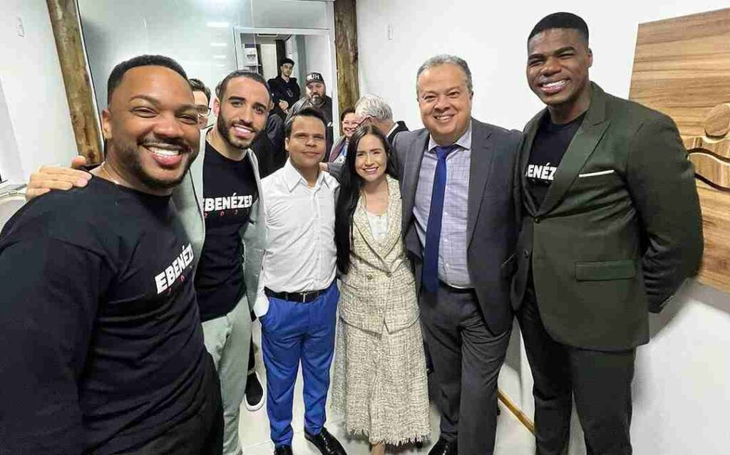 O bastidor do encontro entre Elizeu Rodrigos e Leonardo Sale