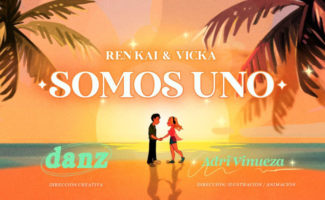 Vicka e Ren Kai viram desenho animado no clipe de “Somos Uno”, união entre a música brasileira e do Equador