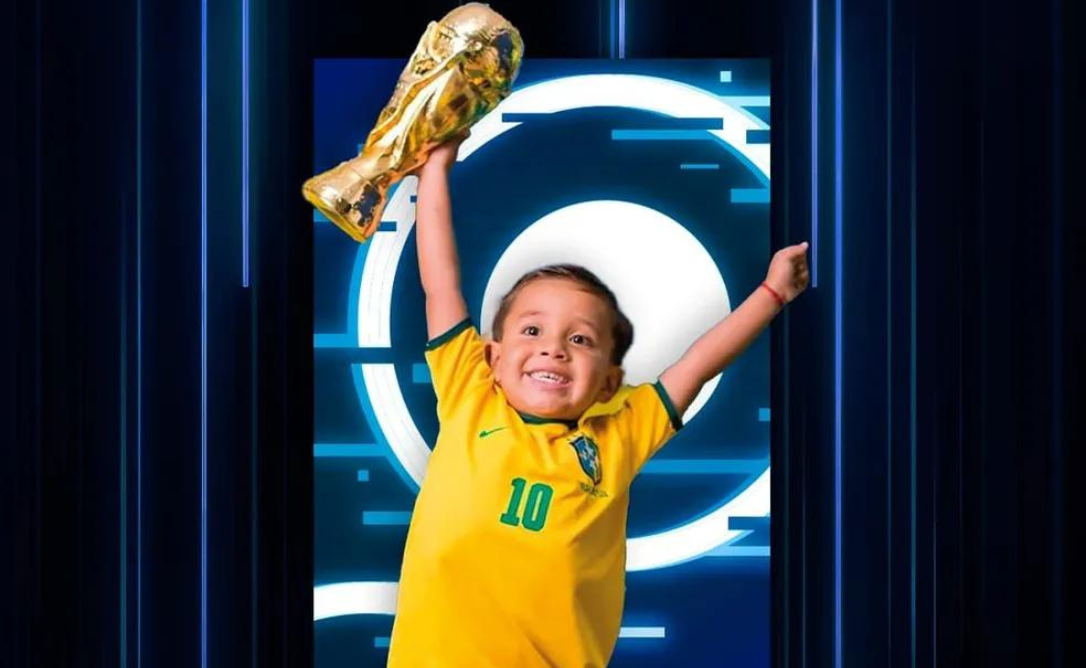 Atração na web por cobranças de falta, garoto de 5 anos é indicado para prêmio da Globe Soccer Awards