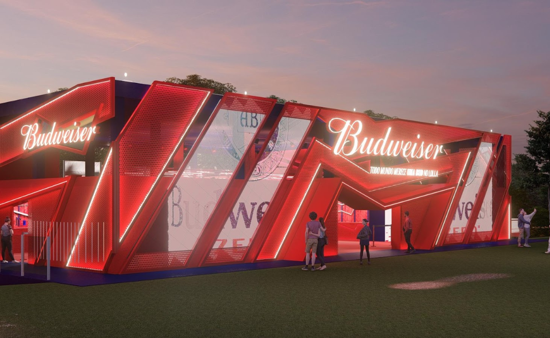 Lollapalooza Brasil: Budweiser dá nome ao palco principal e cria espaço para entrevistas exclusivas no Bud Studio