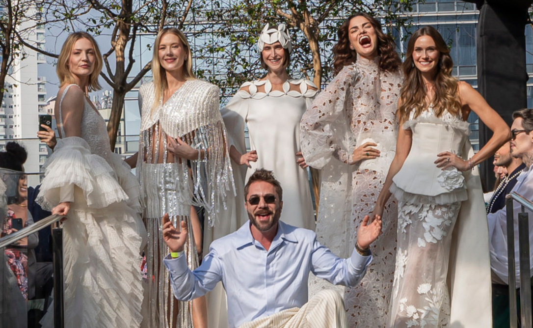 Lucas Anderi, do “Esquadrão da Moda”, apresenta nova coleção bridal em uma imersão na cultura paulistana