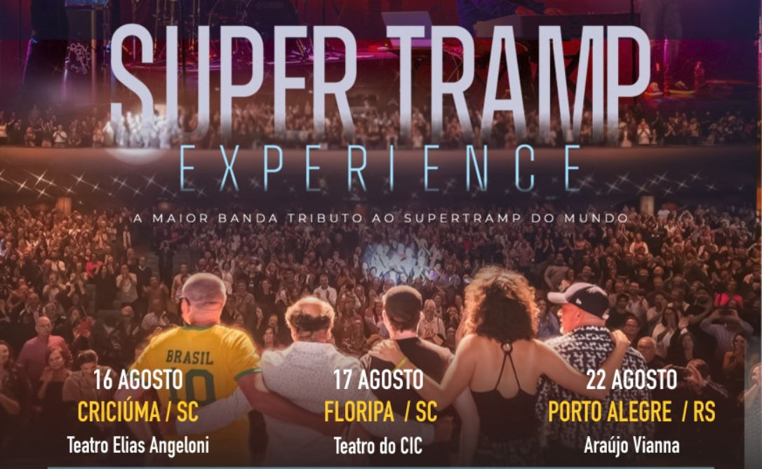 Emoção e Nostalgia: SUPERTRAMP Experience inicia turnê pelo Brasil em Agosto