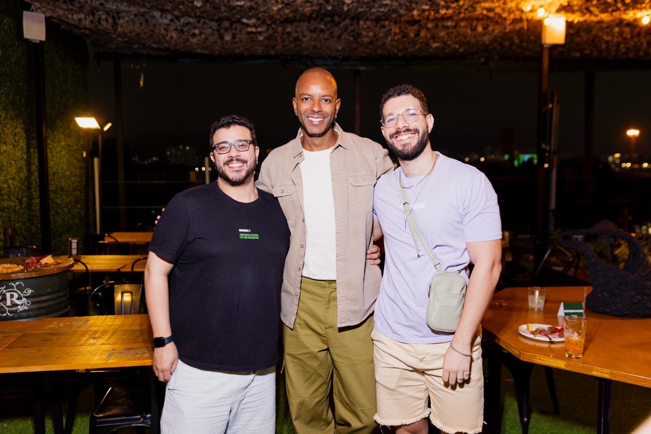 Pedro Maciel, Nestor Santtiago e Leonardo Pires - Foto: Gabryel Sampaio