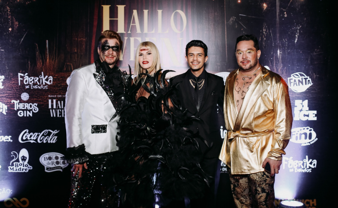 ‘Baile do Helinho’: Famosos brilham em noite de Halloween com muito glamour e diversidade