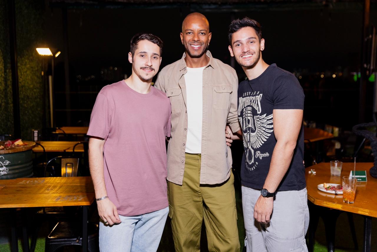 Gustavo Reis, Nestor Santtiago e Felipe Christan - Foto: Gabryel Sampaio