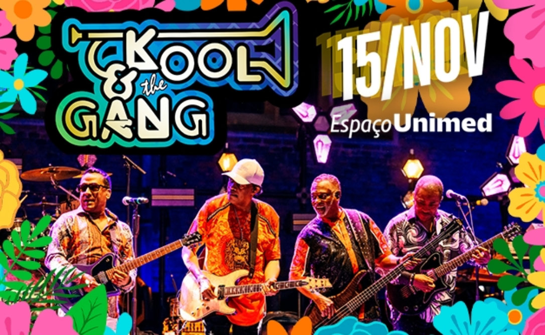 O som que marcou gerações, ao vivo no Espaço Unimed em SP hoje – Kool & The Gang!