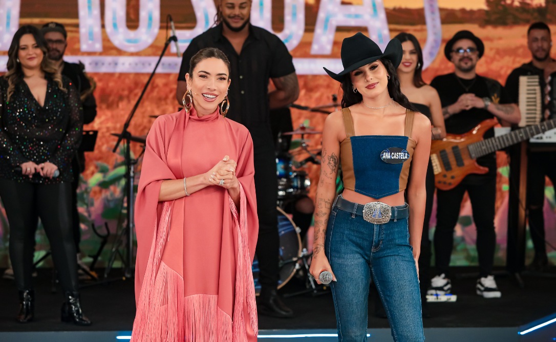 Ana Castela e Patricia Abravanel se desafiam no touro mecânico, além de muita música e diversão no “Programa Silvio Santos”