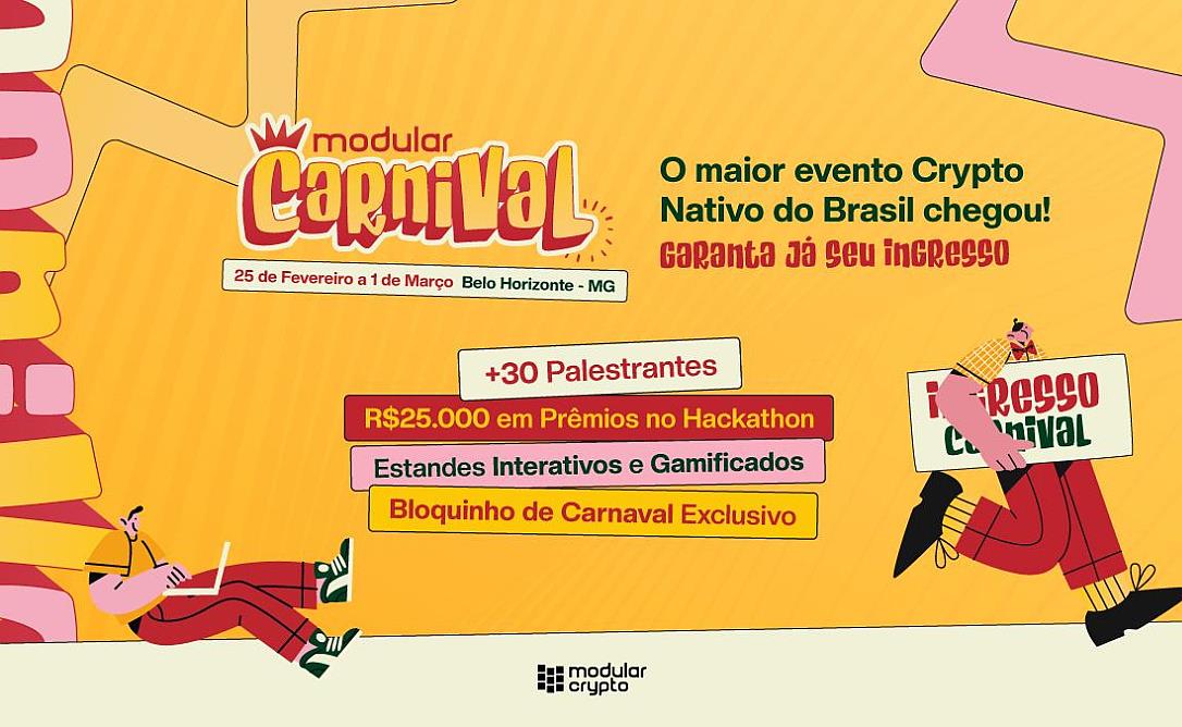 Modular Carnival promove o 1º carnaval cripto em Belo Horizonte