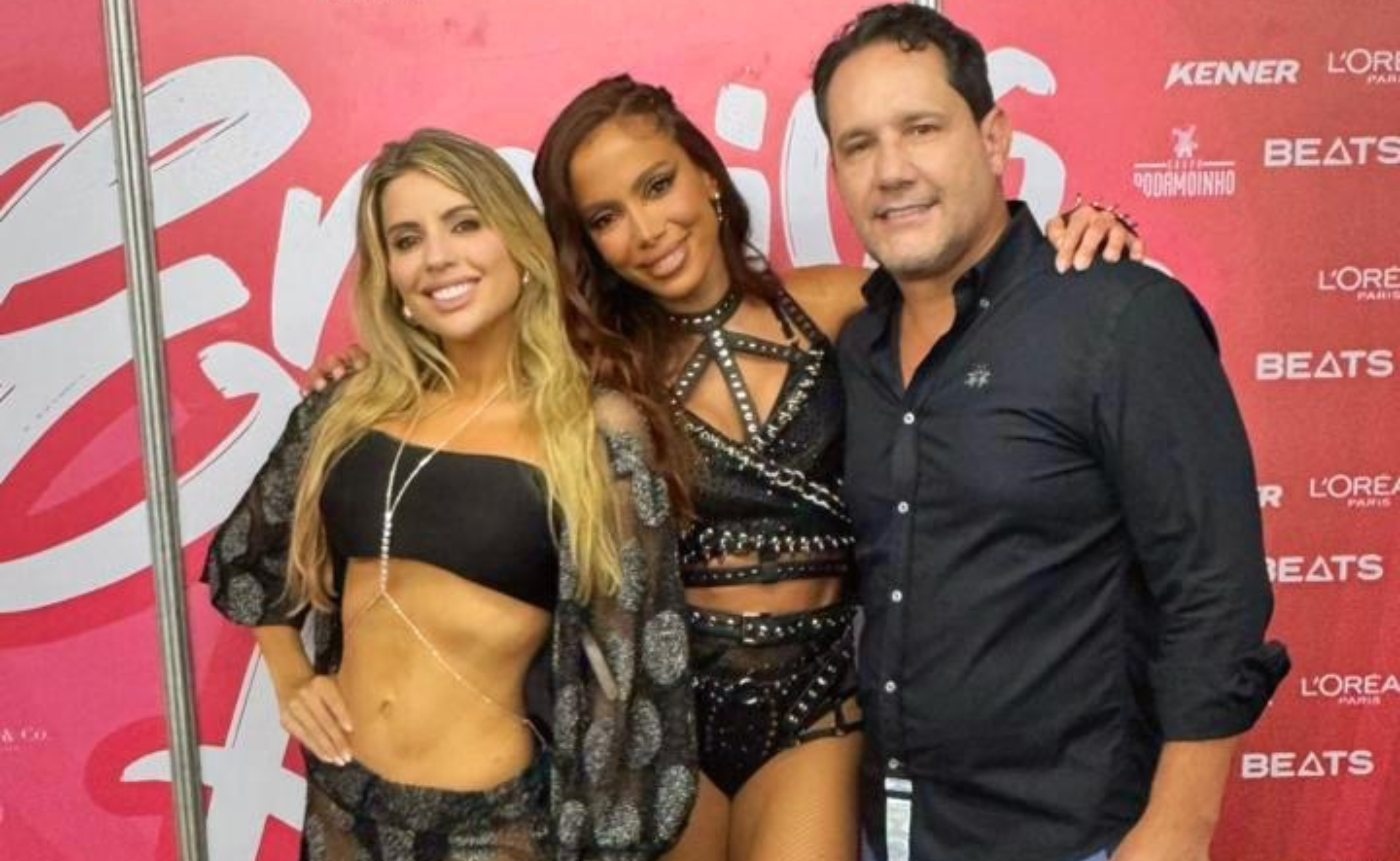 Rafael Estevez e Dra. Cristina Bohrer da Laser&Co se encontram com a sócia Anitta durante seus ‘Ensaios’ no Rio de Janeiro