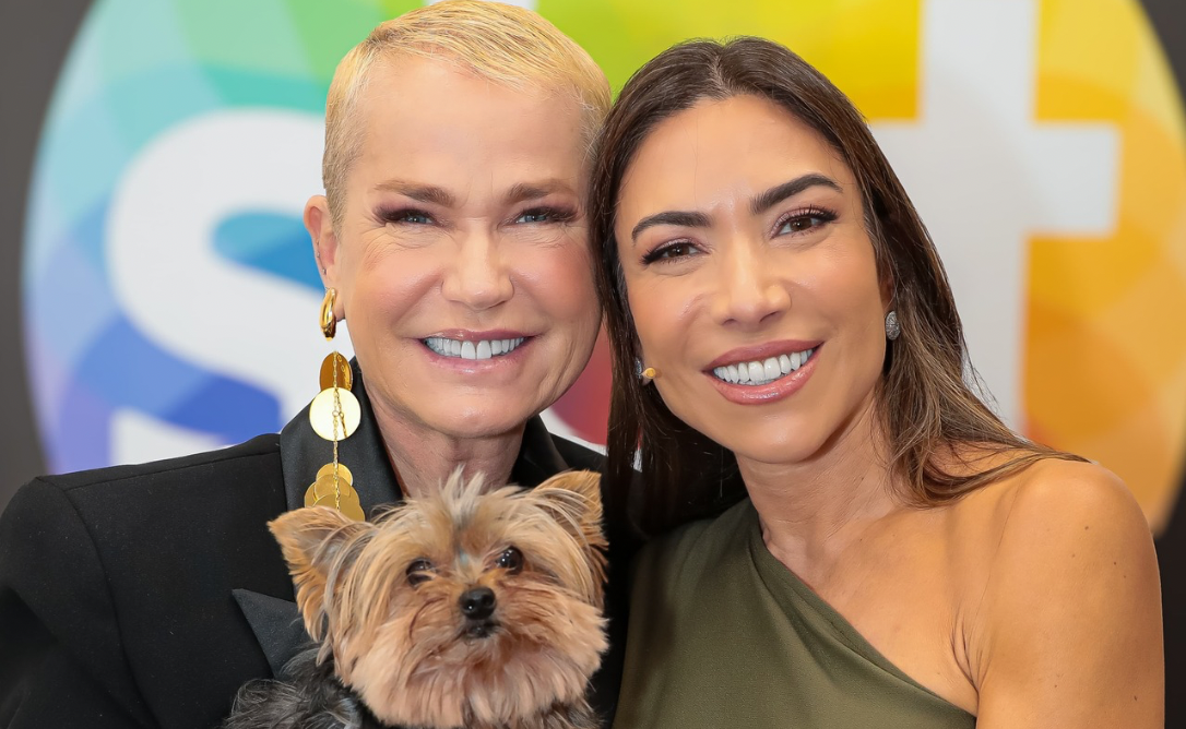 Xuxa Meneghel participa de gravação especial no ‘Programa Silvio Santos’ com Patricia Abravanel