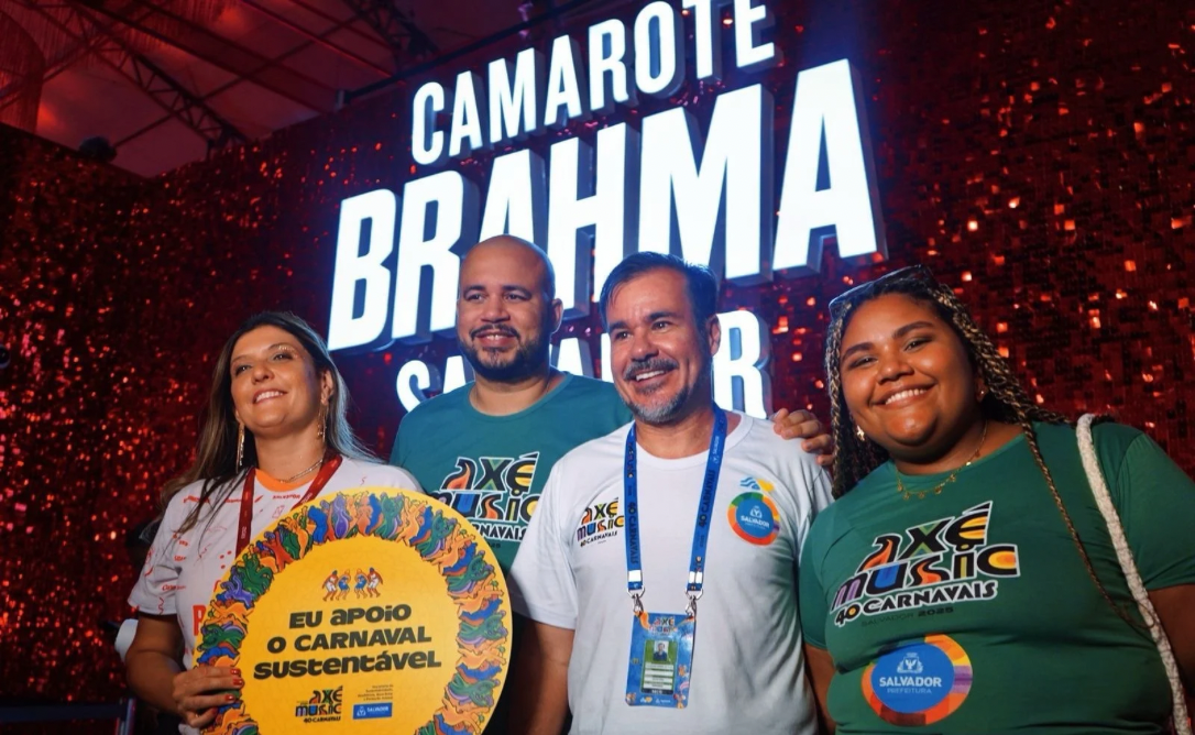 “Camarote Brahma Salvador” recebe selo de sustentabilidade pelo terceiro ano consecutivo