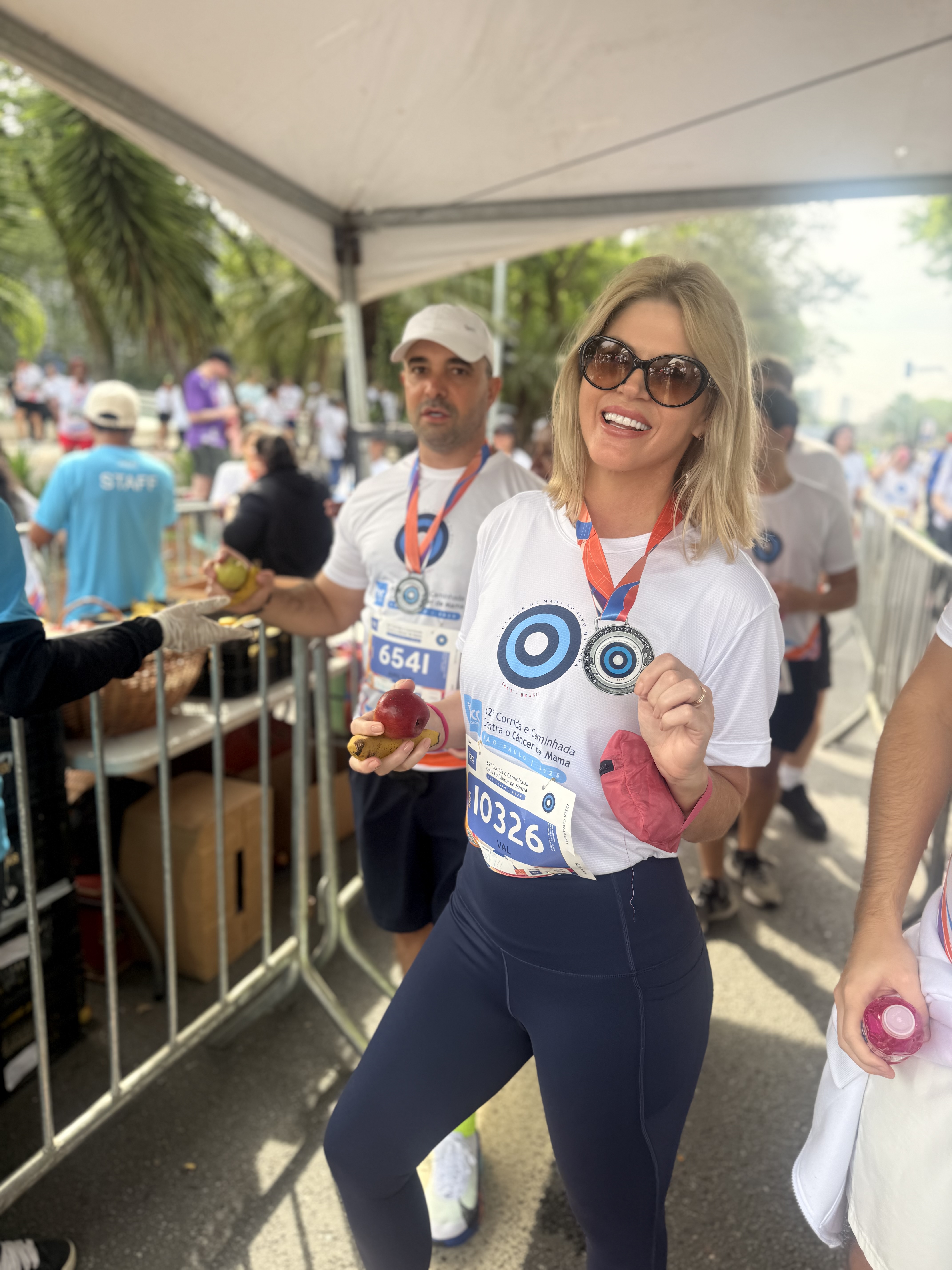 IMG_0922 “Cortei o cabelo para recomeçar”, revela Val Marchiori ao participar da ‘62ª Corrida Contra o Câncer de Mama’