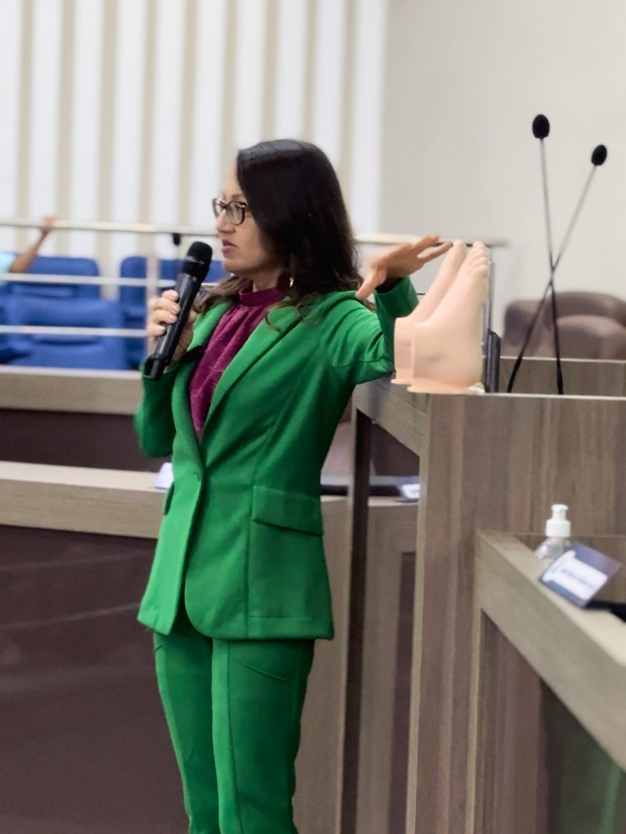 Foto-10 “Fibromialgia tem cura?” questiona Neurocientita Jacqueline Amorim em palestra Câmara Municipal de Itaú de Minas