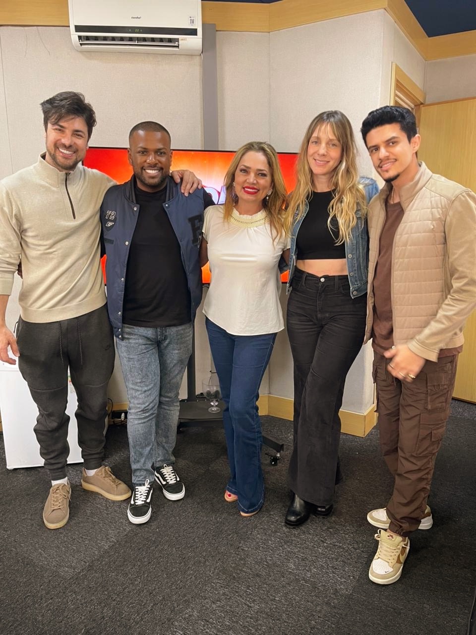 IMG_6686 Danilo Rasquinho e Mattheus Carvalho no “Altos Papos” com Carol Hubner e Custódio Jr.